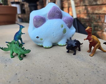 Dinosaur Bath Bomb with Dinosaur Inside - Kids Bath Bombs - Stocking Stuffers for Kids
