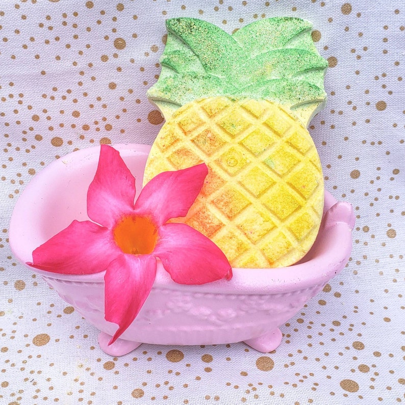 Pineapple Bath Bomb Gift for Teens Bath Bombs for Kids Etsy