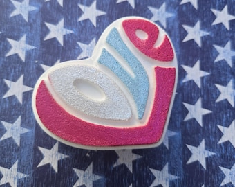 Americana LOVE Bath Bomb - Patriotic Party Favors - Freedom 250 - Red, White & Blue - Independence Day