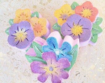 Flower Bath Bomb Set - Mother's Day Gift Set - Gift for Mom