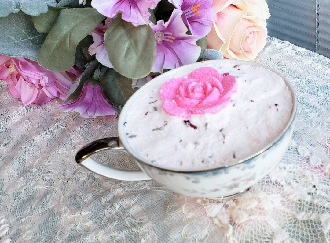 Tea Cup Bath Bomb Mothers Day Gift Vintage Teacup Gift for Mom Tea