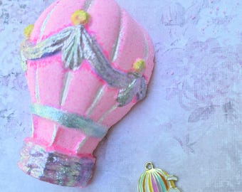 Hot Air Balloon Bath Bomb with Charm Inside -  Bath Bomb Surprise - Gifts for Teens