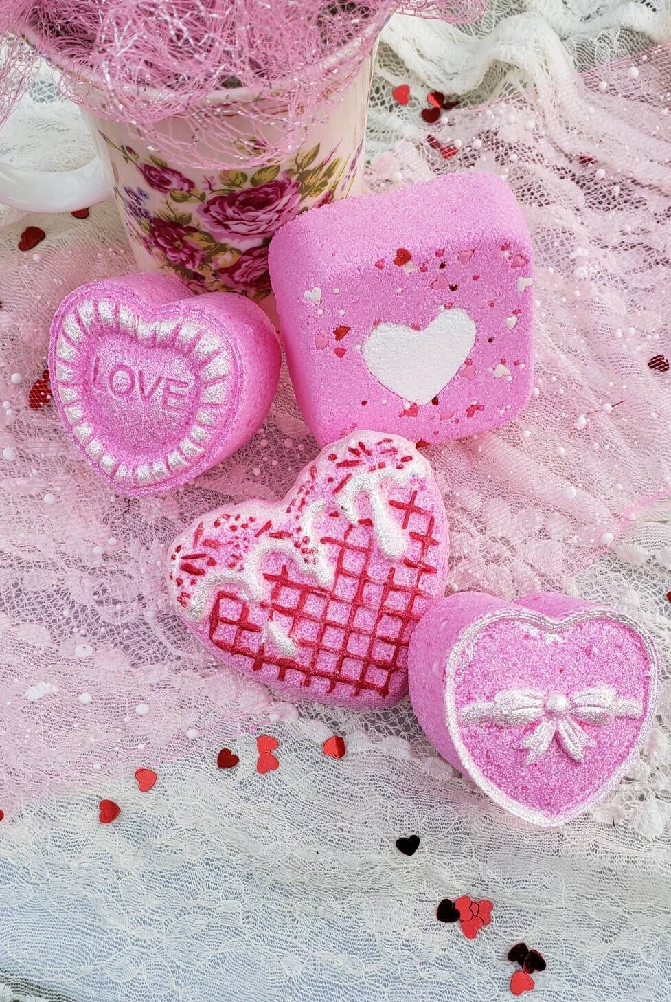 Valentines bath bombs deals