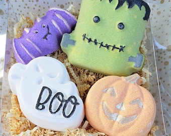 Halloween Bath Bomb Gift Set for Kids: Spooky Fizzy Fun