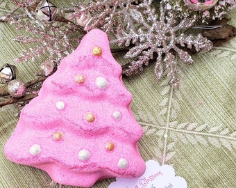 Christmas Tree Bath Bomb:  Stocking Stuffers for Teens