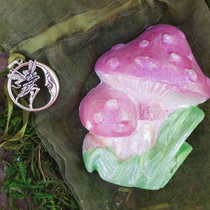 Mushroom Bath Bomb: Forest Whimsy, Fairy Moon Charm, Woodsy Vibes