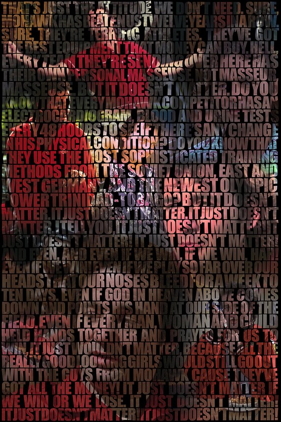 Bill Murray It Just Doesn't Matter Speech MEATBALLS Etsy