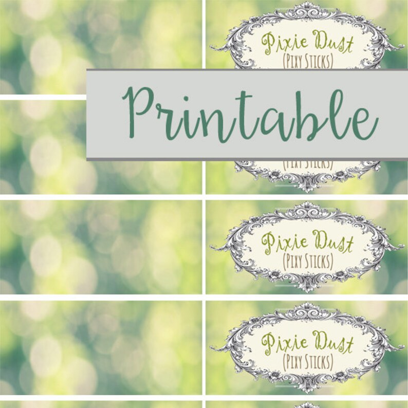 Printable Pixie Dust Labels for - Il 794xN.819251999 6wio 
