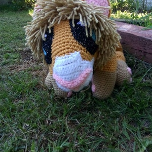 Handmade Stuffed Atlas the Lion with Removable Mane