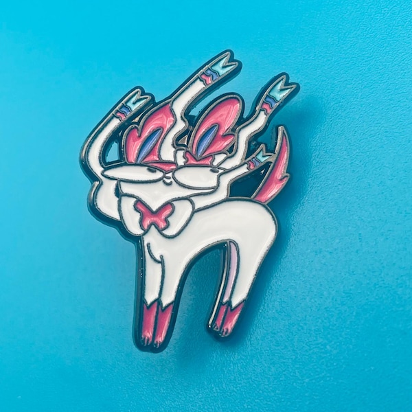 Pokemon Sylveon Goofy Soft Enamel Pin