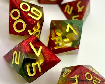 Sallifort Sharp Edge Dice Set (7) For Role Playing Games