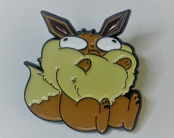 Pokemon Eevee Goofy Soft Enamel Pin