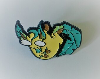 Pokemon Leafeon Goofy Soft Enamel Pin