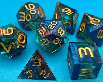 Relicta Sharp Edge Dice Set (7) For Role Playing Games