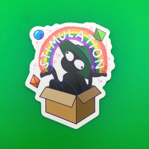 Stimulation ! Inspiré du cryptage du sorcier solitaire Sticker