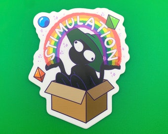 Stimulation! Lonely Wizard Inscryption Inspired Sticker