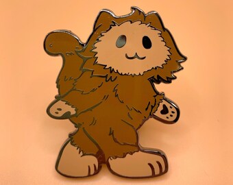 Catsquatch, spilla smaltata dura Sasquatch Bigfoot Cryptid Kitty