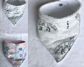 3 Bandana Drool Bibs
