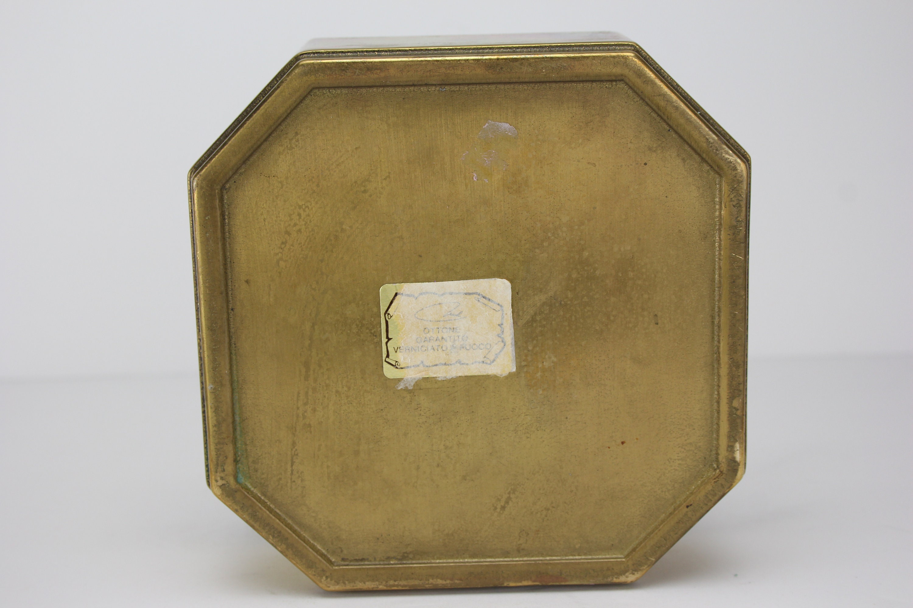 Vintage Brass Trinket Box Made in Italy Bird Midcentury Etsy