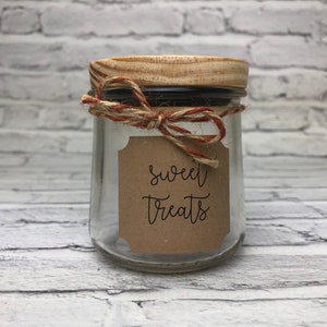Raw Wood Lids For Oui Yogurt Jars | Natural | Lid For Glass Cups | Craft Containers | Trinket Storage | Craft Jars | DIY Candle Jars & Tops