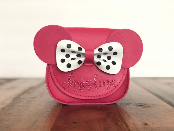 Disney Channal|disney Mickey & Minnie Crossbody Bag For Girls - Luxury Pu  Coin Purse