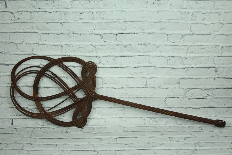 Antique Victorian Carpet Beater Rattan Woven Wood Rug Cleaner Etsy