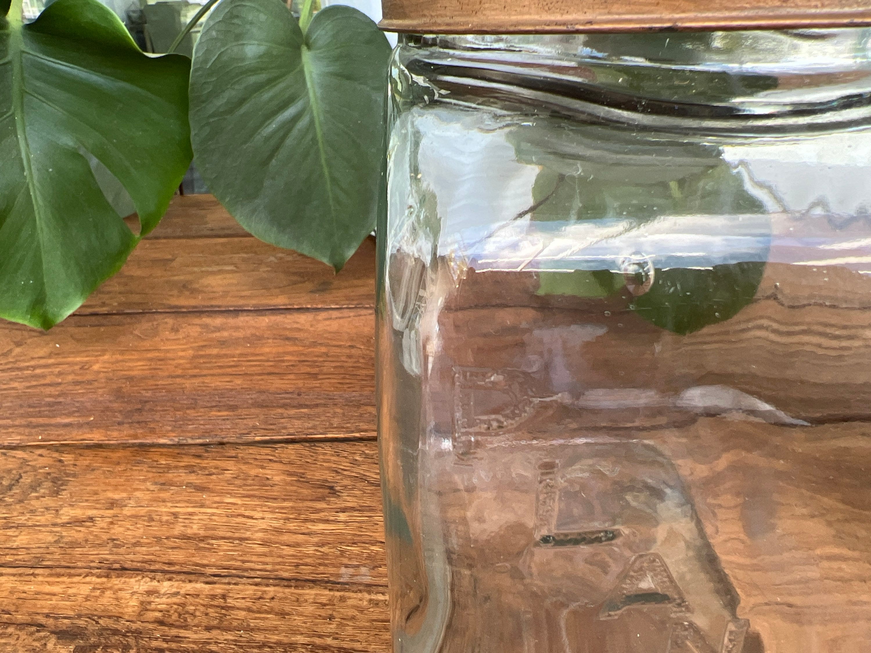 Vintage Planters Peanuts 1940 Bisiesto Tarro / Bote de vidrio transparente  / Contenedor mercantil / Almacenamiento de cocina / Exhibición decorativa -  Etsy México, image size:3000x2250