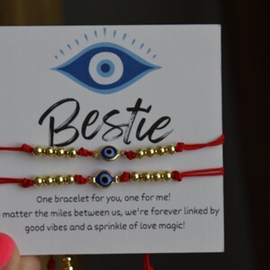 Good Luck / Protection Bracelet / Bestfriend Bracelets /bff/evil eye