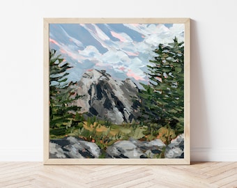 Rocky Mountain National Park Fine Art Print, Colorado Landscape Painting