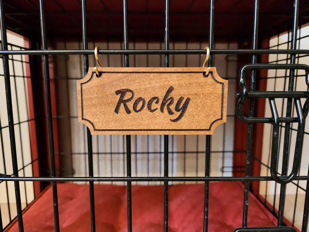 Dog Kennel Name Plate Dog Crate Name Plate Custom Dog Name Tag Etsy dog-kennel-name-plate-dog-crate-name-plate-custom-dog-name-tag-etsy
