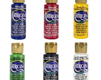 Americana 6 Piece Paint Set (2 oz paints)