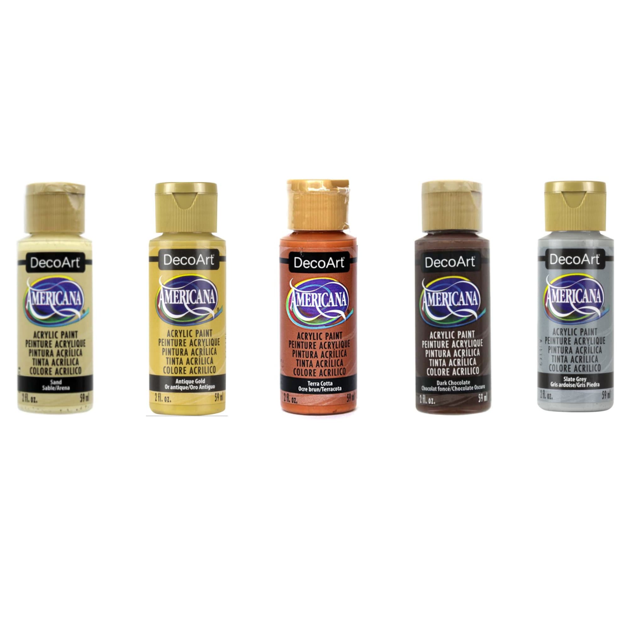 DecoArt Americana Vernice Acrilica Multiuso – Colore Flesh Tone (Pelle) – Finish Opaco, 59ml – Made In USA - 2