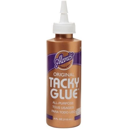 Aleene's Original Tacky Glue .66 FL OZ for Wooden Paddle Assembly and Gluing  Wooden Crafts 