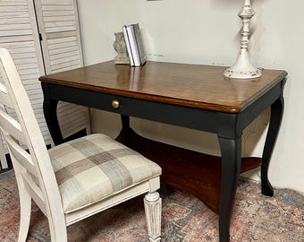Vintage Library Table Sofa Table Entry Table
