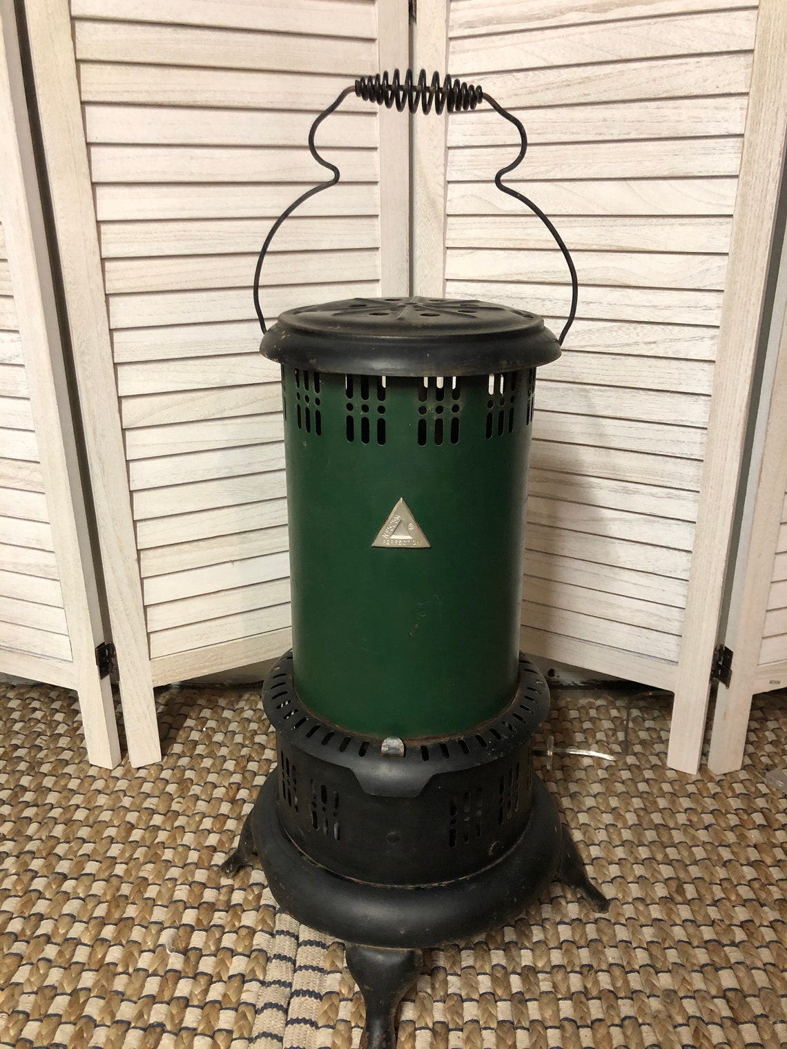 Vintage Perfection 525M Oil Parlor Heater With Electric Light Etsy