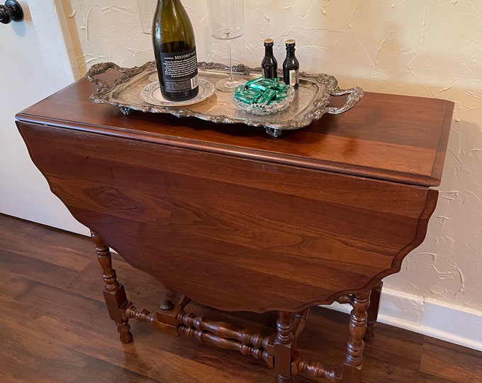 Vintage Maple Gate Leg Dining Table Small Dining Table Etsy