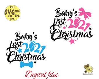 Free Free 133 Baby&#039;s First Christmas Svg Free SVG PNG EPS DXF File