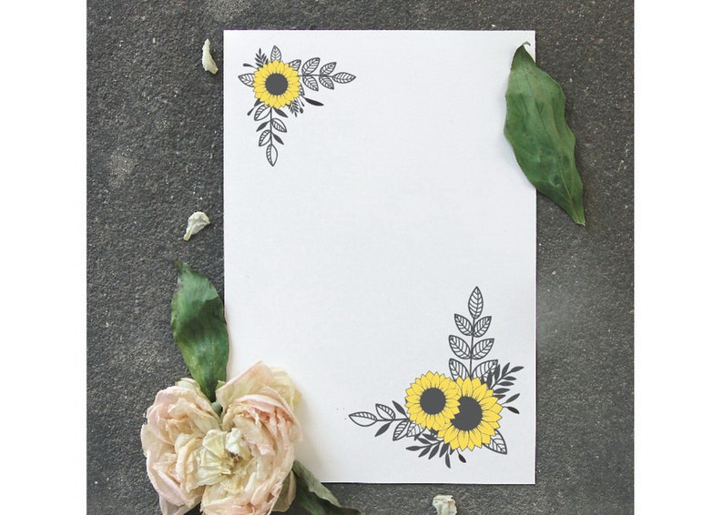 Free Free 105 Sunflower Corner Border Svg SVG PNG EPS DXF File