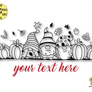 Gnomes Svg file, Fall Gnome Svg, Pumpkin Svg, Gnome Svg, Welcome Fall Svg, Autumn Svg, Fall Svg, Thanksgiving svg, Hello fall svg
