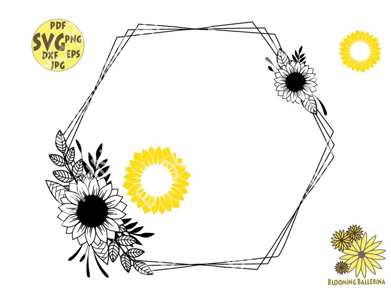 Free Free 59 Sunflower Half Leaf Wreath Svg SVG PNG EPS DXF File