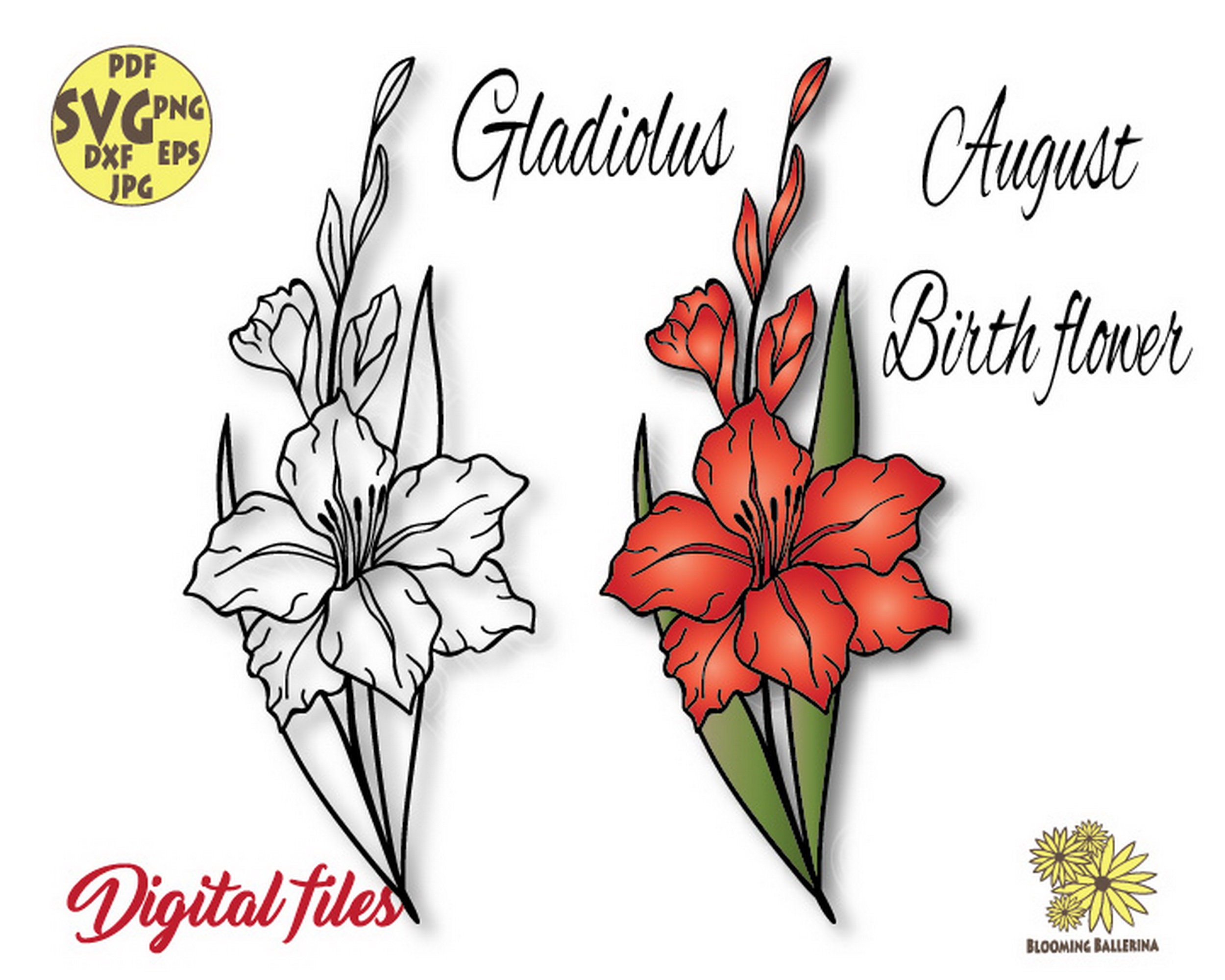 Birth Flowers July To December Temporary Tattoos  Lara Vinck  sdrcomec