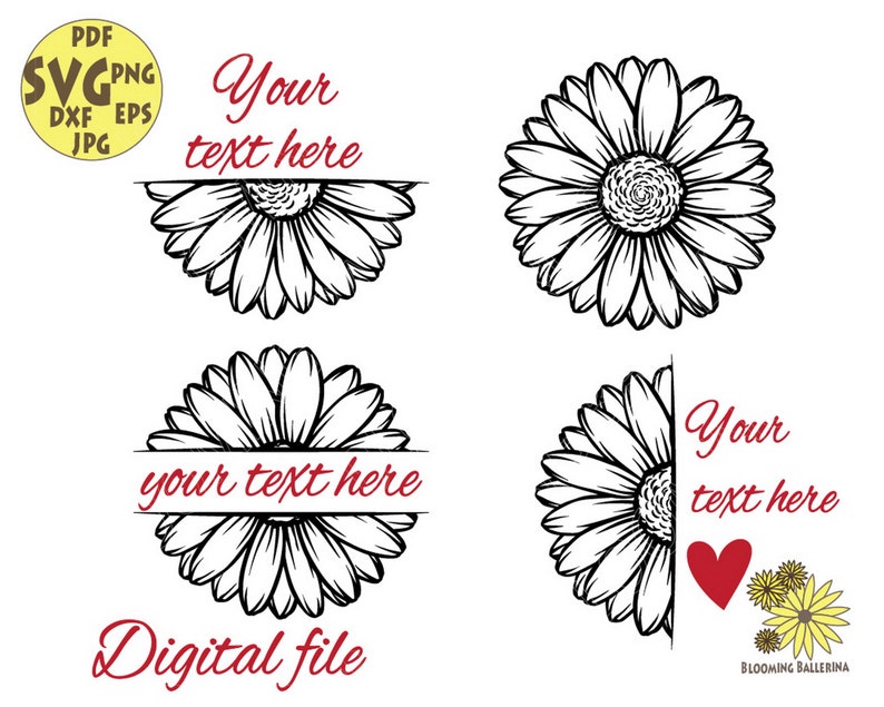 Download Daisy Monogram Svg Floral Svg Daisy Svg Monogram frame svg ...