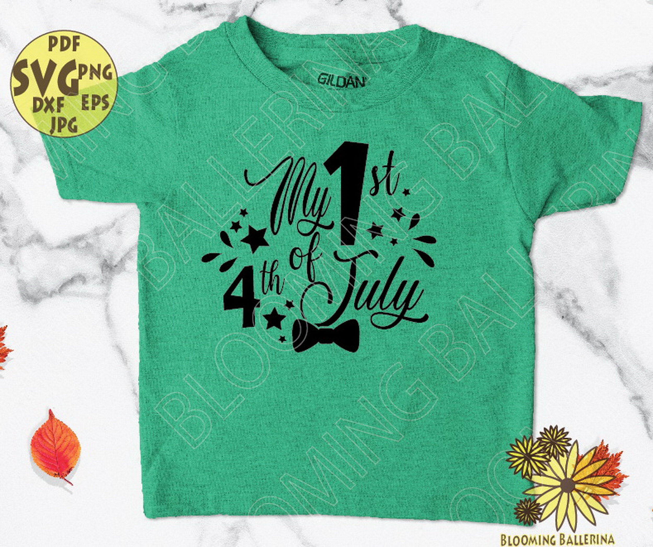 Baby's First 4th July Svg File for Baby Girl and Baby Boy - Etsy