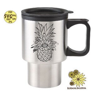 Download Flower Pineapple Svg Floral Pineapples Svg Monogram | Etsy