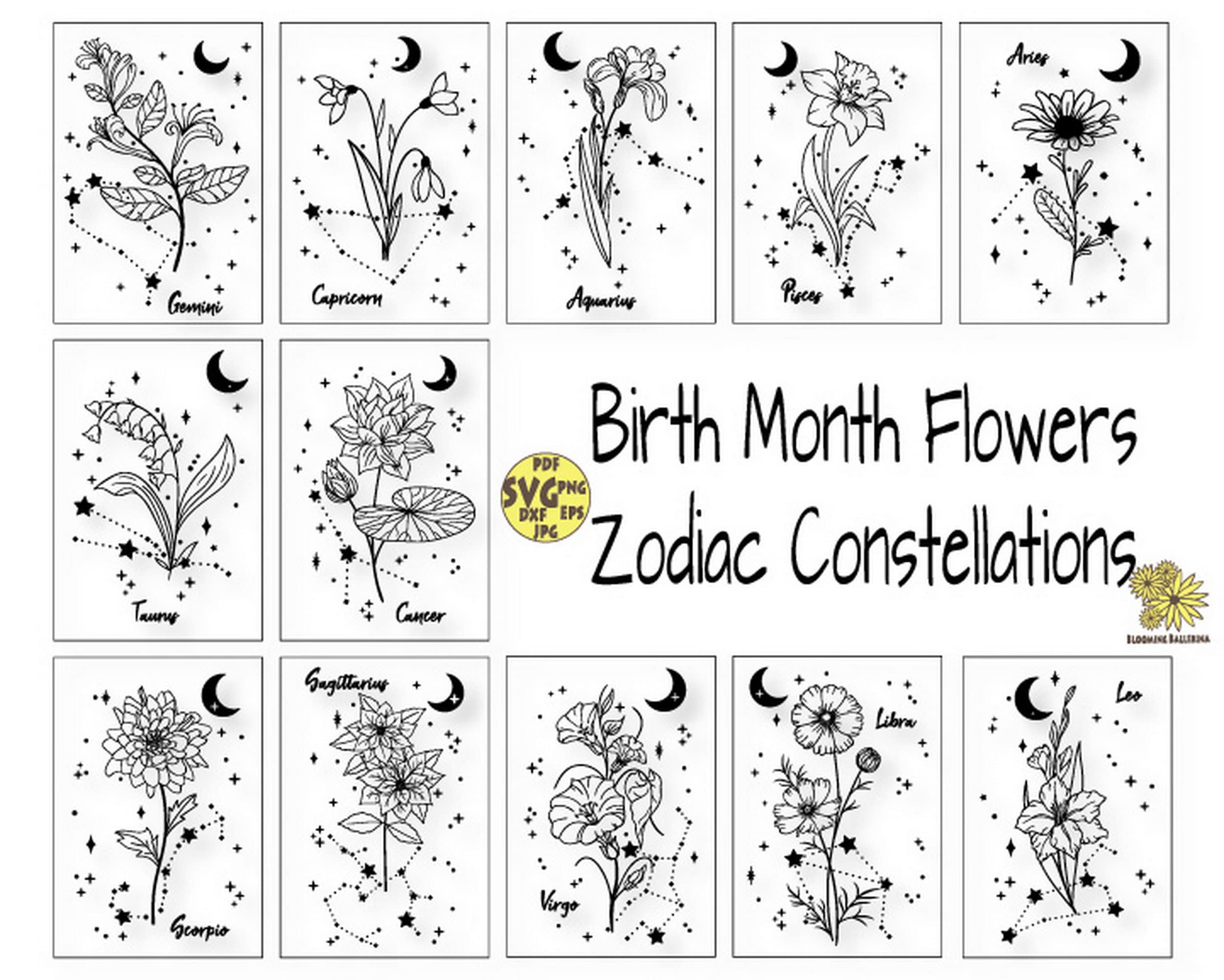 Birth Sign Tattoo - Etsy