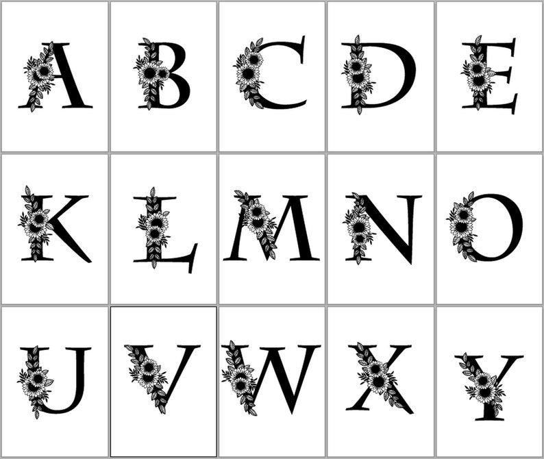 Free Free 183 Floral Monogram Letter Svg SVG PNG EPS DXF File