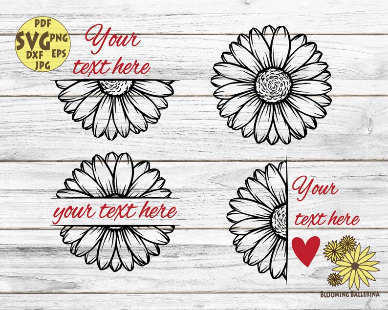 Download Daisy Monogram Svg Floral Svg Daisy Svg Monogram frame svg ...