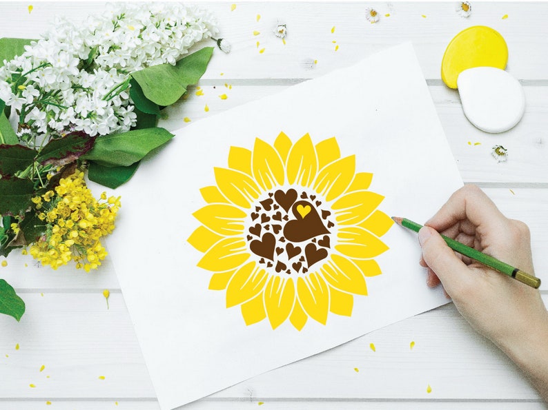 Free Free 235 Sunflower Monogram Frame Svg SVG PNG EPS DXF File
