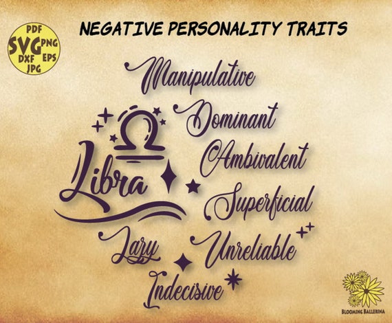 libra rec 暴言 Libra Svg File, Libra Positive and Negative Personality