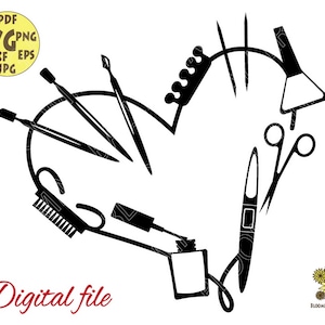 Hart Nagel tech Svg, nagelstylist png, Nail Technician leven, Nagel baas, Beauty Svg, Nagels Svg, Nagelkunstenaar cadeau, Nagellak, Nagelsalon